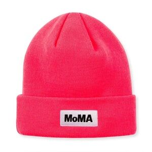 NWT MoMA x New Era Neon Pink Beanie